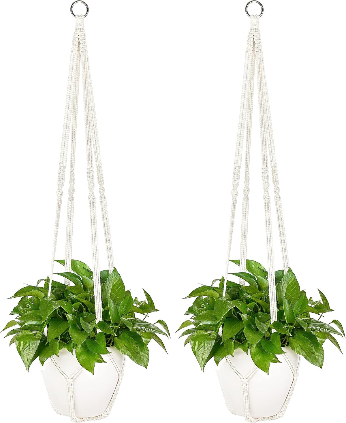 Dahey Macrame Plant Hanger Indoor 43 Inches Hanging Plant Holder Basket