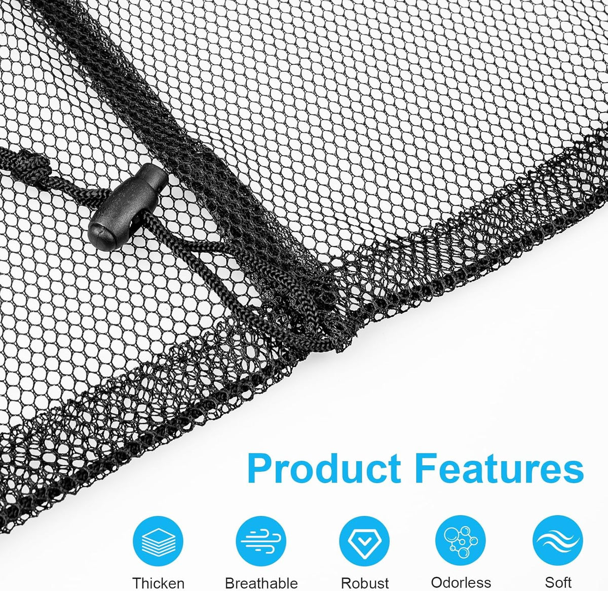 Large Mesh Laundry Bags: 2 Pack 24" x 36" Heavy Duty