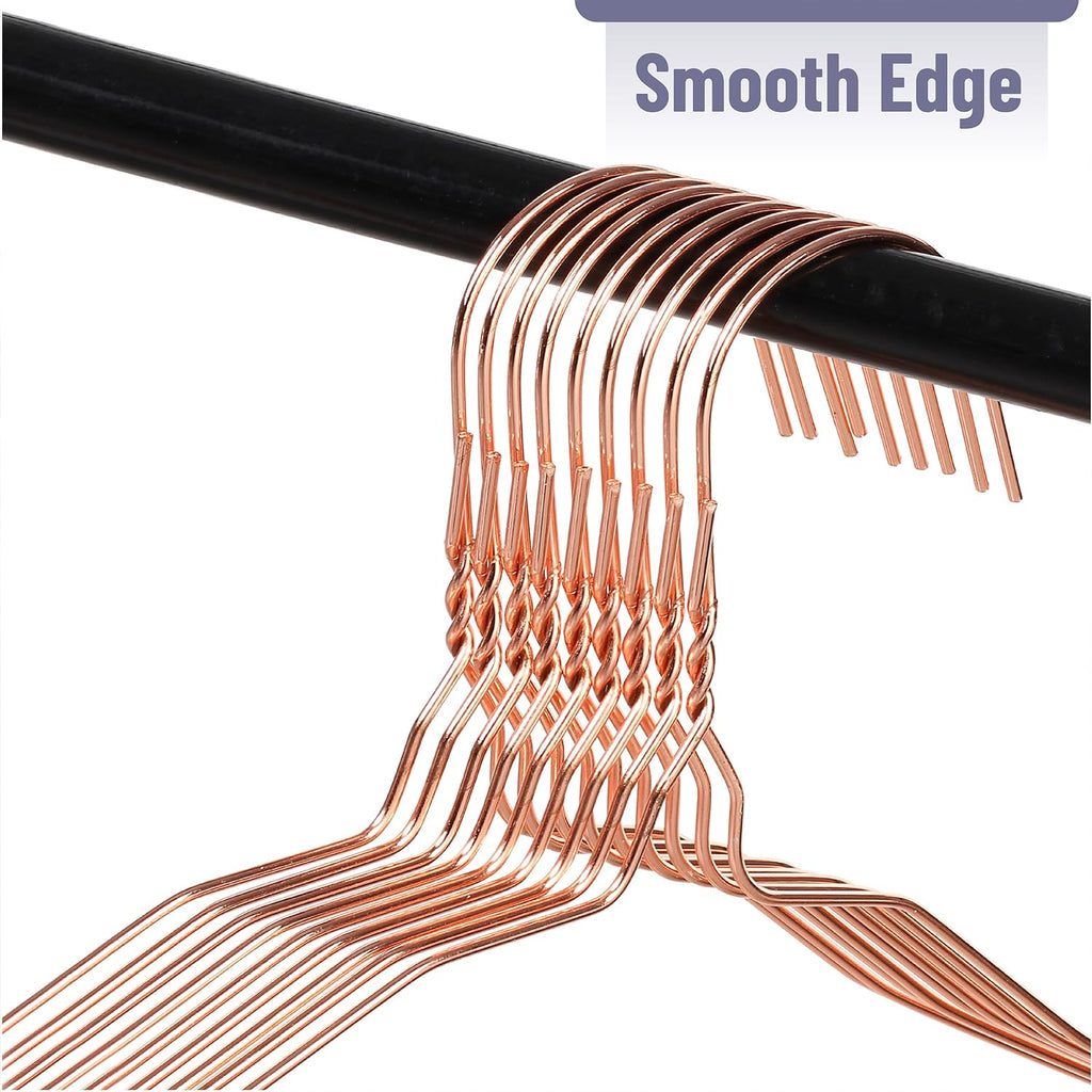Mr. Pen- Metal Wire Hangers, 10 Pack, Rose Gold