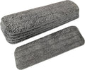 6 Pack Microfiber Spray Mop Replacement Heads for Wet Dry Mops, Premium Floor Cleaning Pads, Reusable Replacement Refills Compatible with Bona Floor Care System - Dark Gray