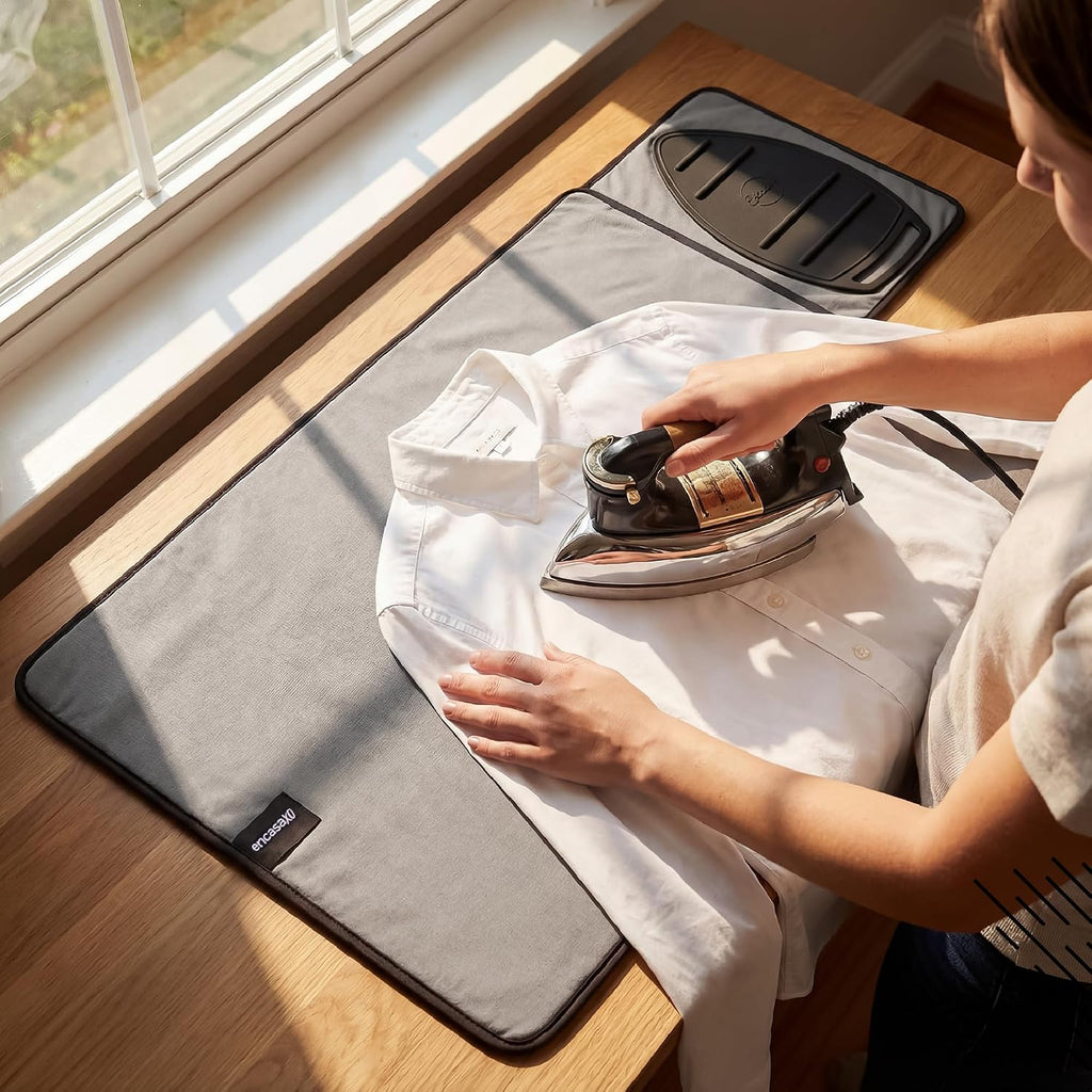 Encasa XO Ironing Mat for Table Top, Anti-Slip, Heat Resistant, Small