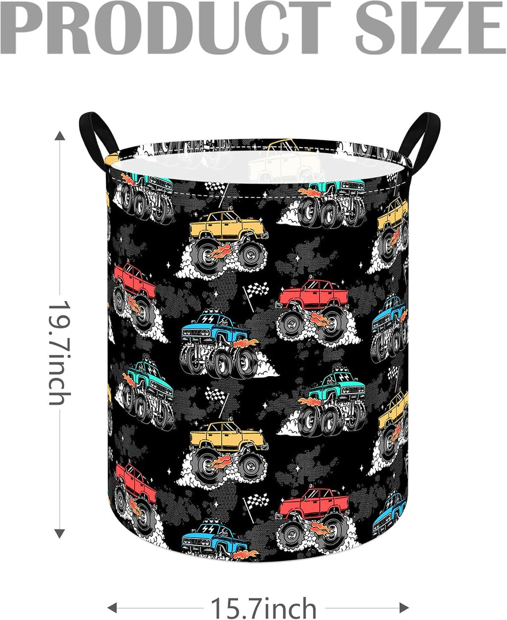 Round Laundry Hamper Storage Basket Laundry Organizer Bins