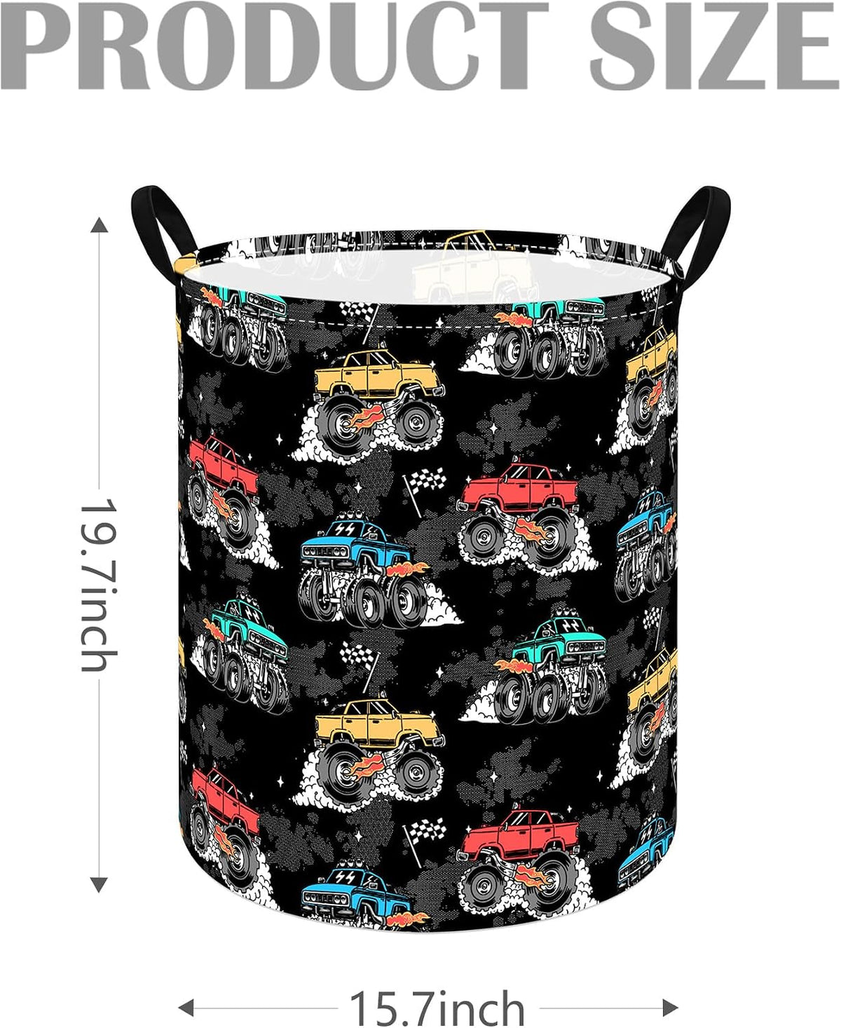 Round Laundry Hamper Storage Basket Laundry Organizer Bins