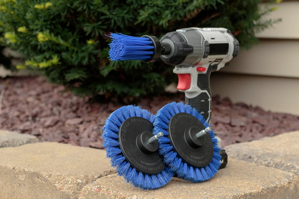 Crevice Cleaning Brush for Electric Drill - Small Power Scrubber for Grout