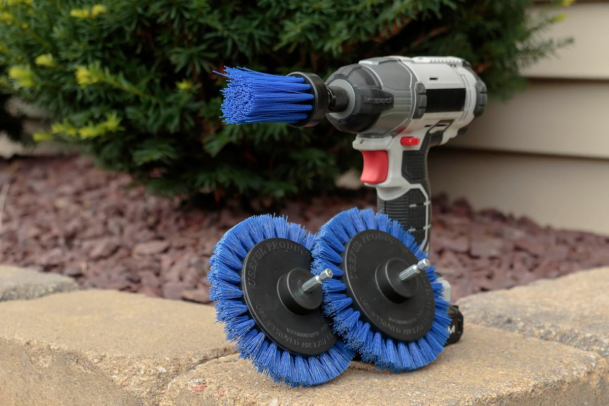 Crevice Cleaning Brush for Electric Drill - Small Power Scrubber for Grout
