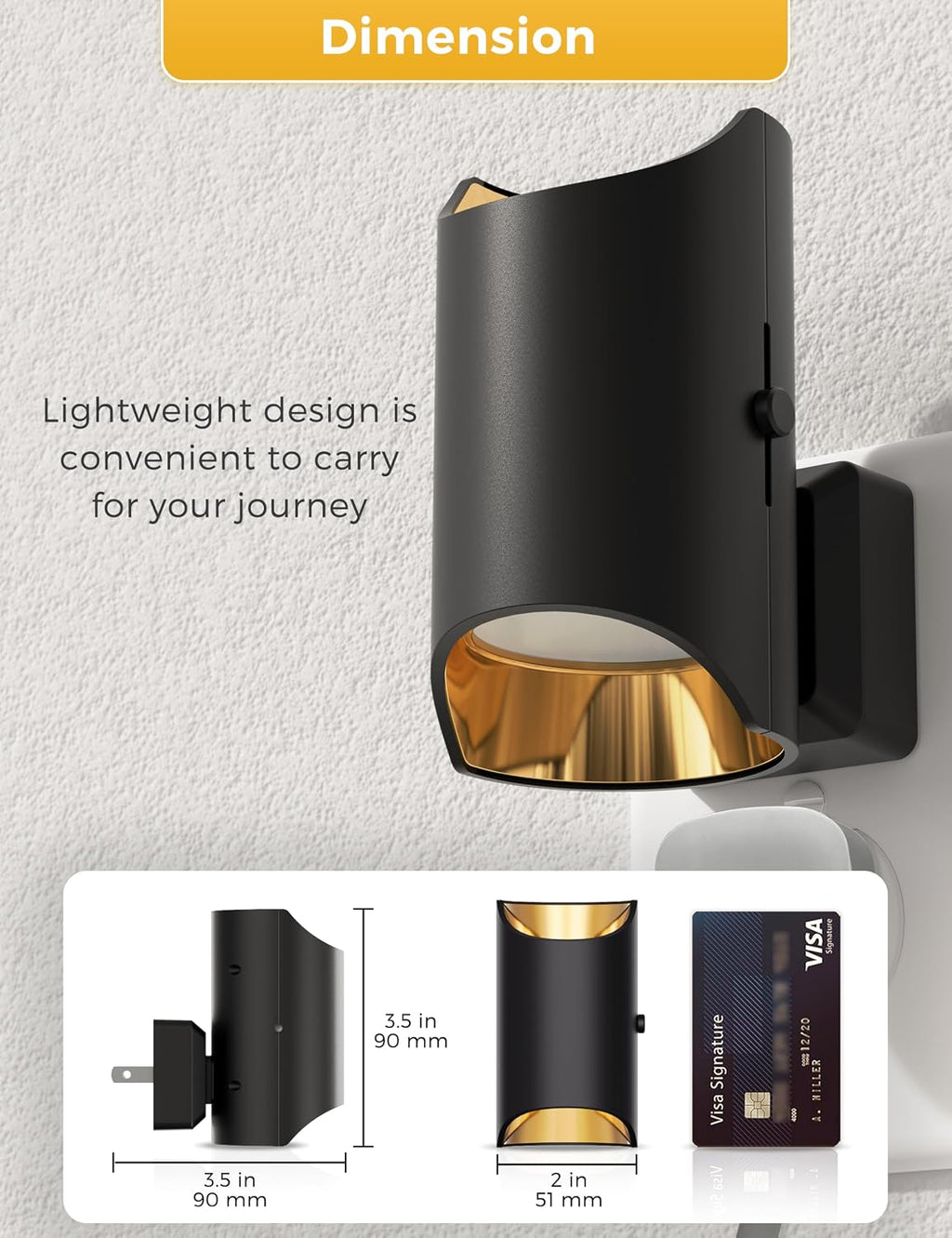L LOHAS LED Bright Night Light, Night Lights Plug into Wall, Daylight White