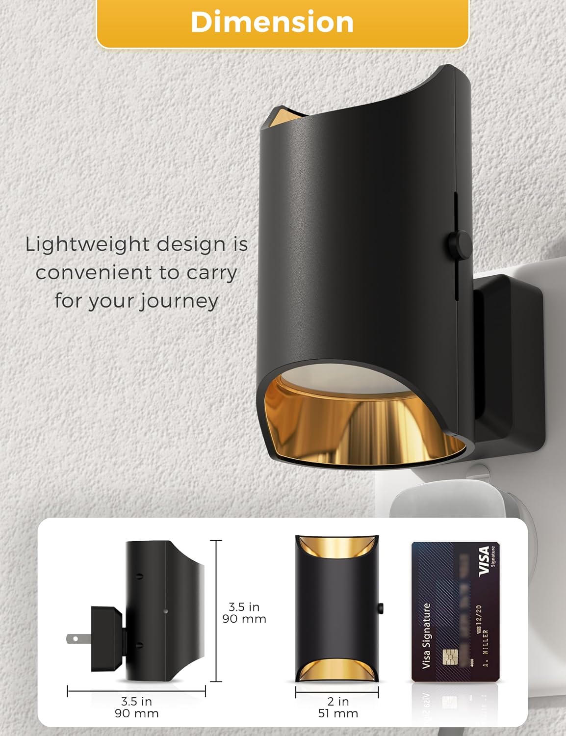 L LOHAS LED Bright Night Light, Night Lights Plug into Wall, Daylight White