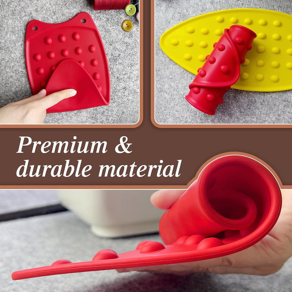 Savina Silicone Rest Pad for Ironing Board(2 Pack). Heat Resistant Pad, Thicker Version. Perfect Combination with Ironing Board and Mat.