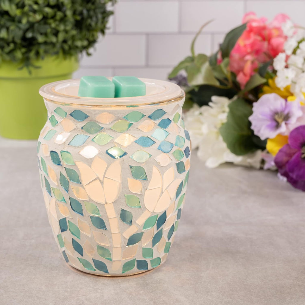 ScentSationals Garden Delight - Mosaic Wax Warmer for Scented Wax Melts