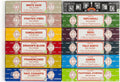Earth Satya Assorted Masala Incense Sticks 12 Pack (15g Each) Nag Champa & Sandalwood Variety Set, Natural Hand Rolled Agarbatti for Relaxation & Aromatherapy