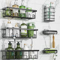 Simple Trending 6-Pack Shower Caddy Adhesive with Large Capacity