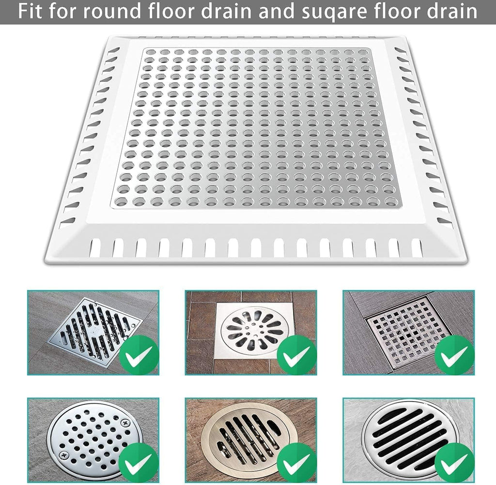 Aojuxix Shower Drain Hair Catcher/Drain Protector/Shower Drain Cover