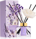 Airkeep Flower Reed Diffuser Set, French Lavender Diffuser Set, 5.07 Fl.oz (150ml), Home Fragrance, Bathroom, Bedroom & Home Décor, Air Freshener
