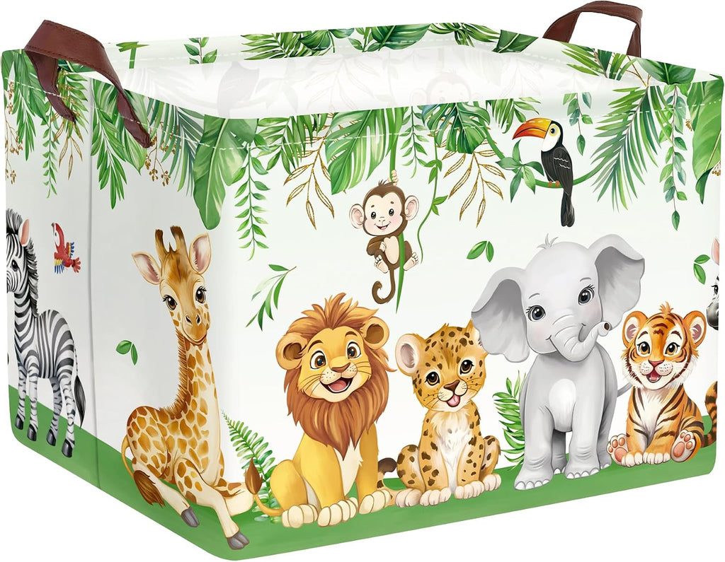 Animal Baby Laundry Basket Large Kids Toy Box Empty Gifts Bag
