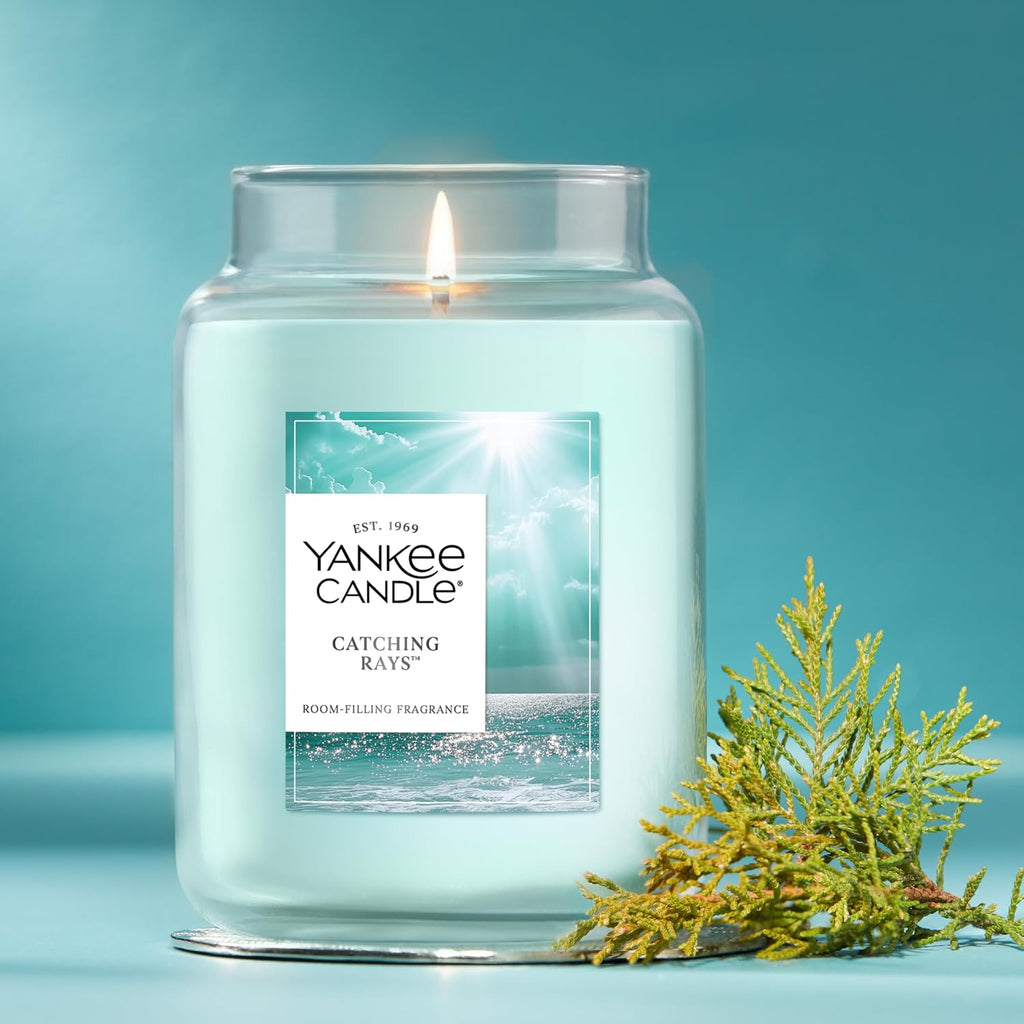 Yankee Candle Catching Rays Scented Candle, 22oz Large Jar