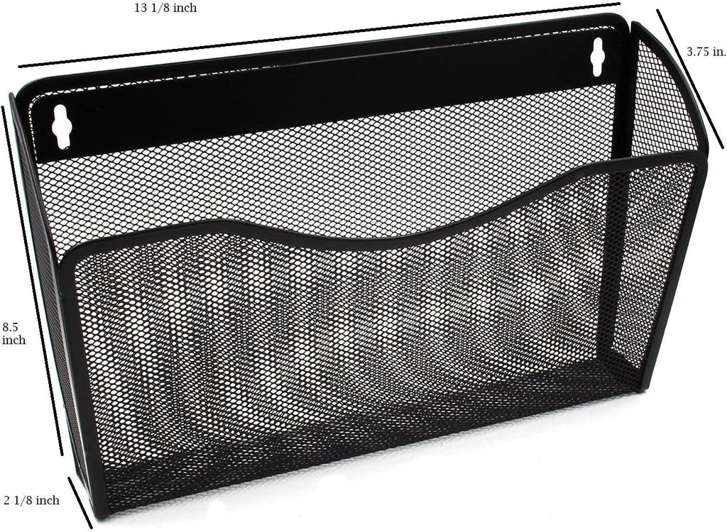 YBM HOME 2445vc Magazine Rack, Black