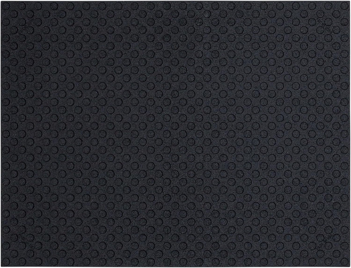 Mohawk Home Heavy Duty Rubber Stall Mat - Gym Floor- Under Dog Crate - All Purpose Utility 2'x2' - 1/2" Thick - Solid Texture