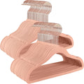 SONGMICS Baby Hangers 50 Pack, Velvet, Non-Slip, Space-Saving
