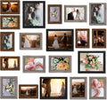 Namalu 20 Pcs Gallery Wall Frames Set Rustic Picture Frames Collage Assorted Photo Wall Decor Pack for Hanging or Tabletop Display Multi Sizes with 8 x 10, 5 x 7, 4 x 6 (Stylish Color)