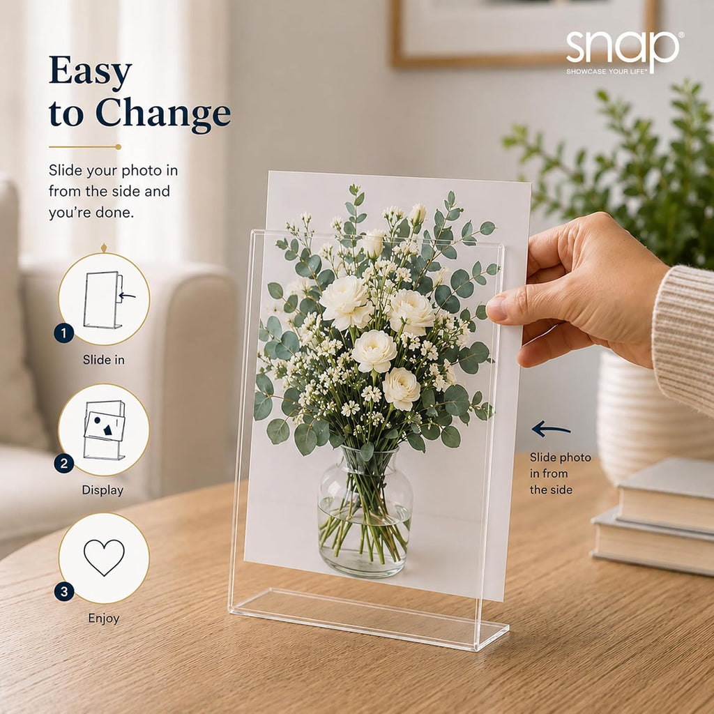 Snap 8x10 Clear Acrylic Picture Frame 12 Pack