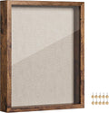 SONGMICS 11x14 Shadow Box Frame, with Top Slot and Glass Front