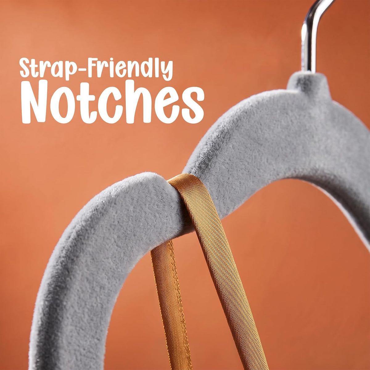 Utopia Home Kids Velvet Hanger 20 Pack – 11" Premium Baby Hangers - Grey