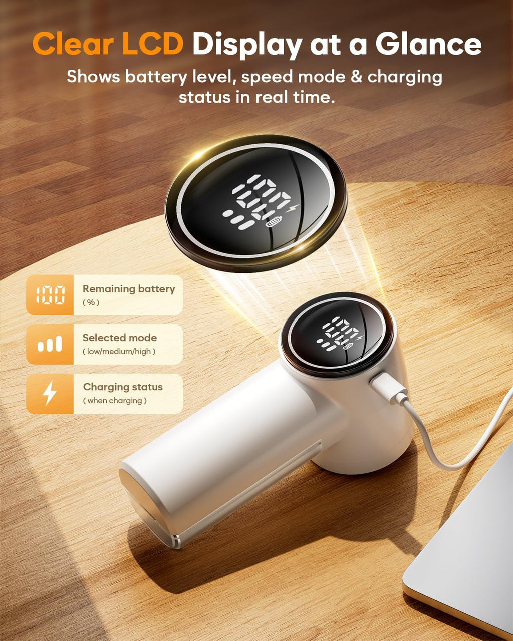 Fabric Shaver, Lint Remover Rechargeable,6-Blade Lint Shaver