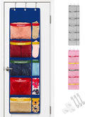 Handy Laundry Weekly Clothes Organizer for Kids – 5-Shelf Hanging Closet Storage with Day of the Week Labels, Over the Door or Wall Mount, Large Capacity, Encourages Routine, Blue