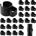 24 Pcs 35mm Speaker Pole Cable Clips, Pole Cable Management Clips