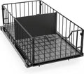 Simple Houseware Pull-Out Cabinet Sliding Basket, 17.2Dx9.7Wx5H, Black