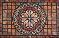 CHICHIC Rectangle Entrance Door Mat Large 18 x 30 Inch High Traffic Area Entry Way Doormat Front Door Rugs Outdoors Heavy Duty Welcome Mat, Non Slip Rubber Back Low Profile for Garage