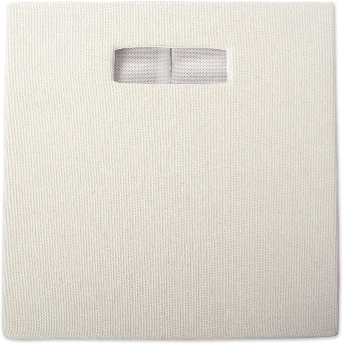 DII Poly-Cube Storage Collection Hard Sided, Collapsible Solid, Large, Off White (Pack of 2)