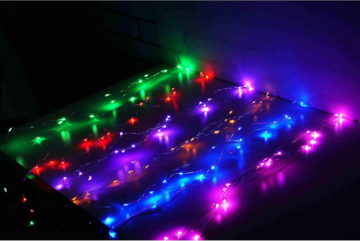 24 Pack Fairy Lights Battery Operated 6.6ft 20 Led Mini String Lights Silver Wire Starry Lights for DIY Wedding Party Festival Halloween Christmas (Multi Color)
