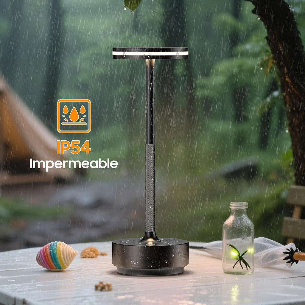 Hapfish Rechargeable Cordless Table Lamps, 5000mAh Battery Operated Lamp