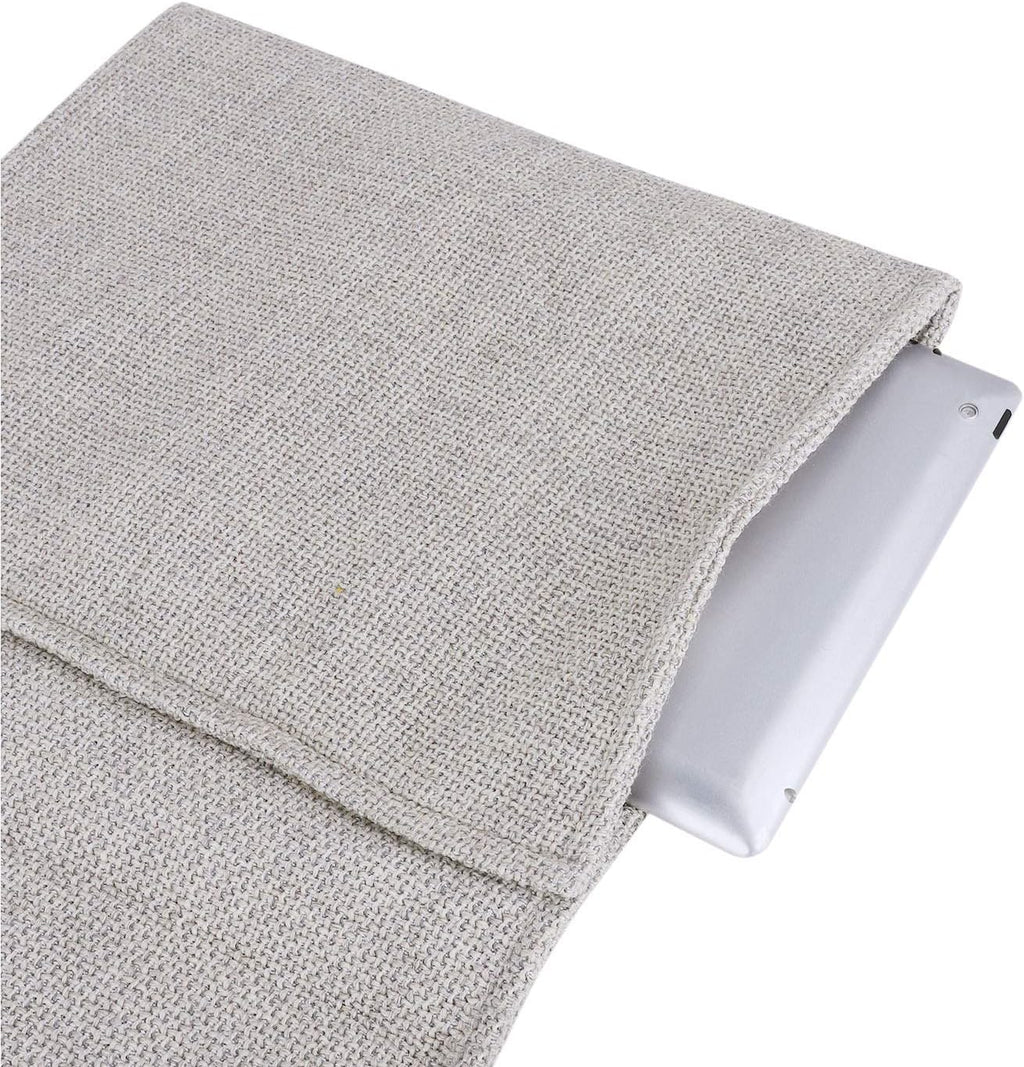 IPENNY Couch Sofa Armrest Organiser Chair TV Remote Holder Bed Storage Pocket Bag for Cellphone Tablet Notepad Book Magazines DVD Eyewears Drinker Snacks Holder Pouch