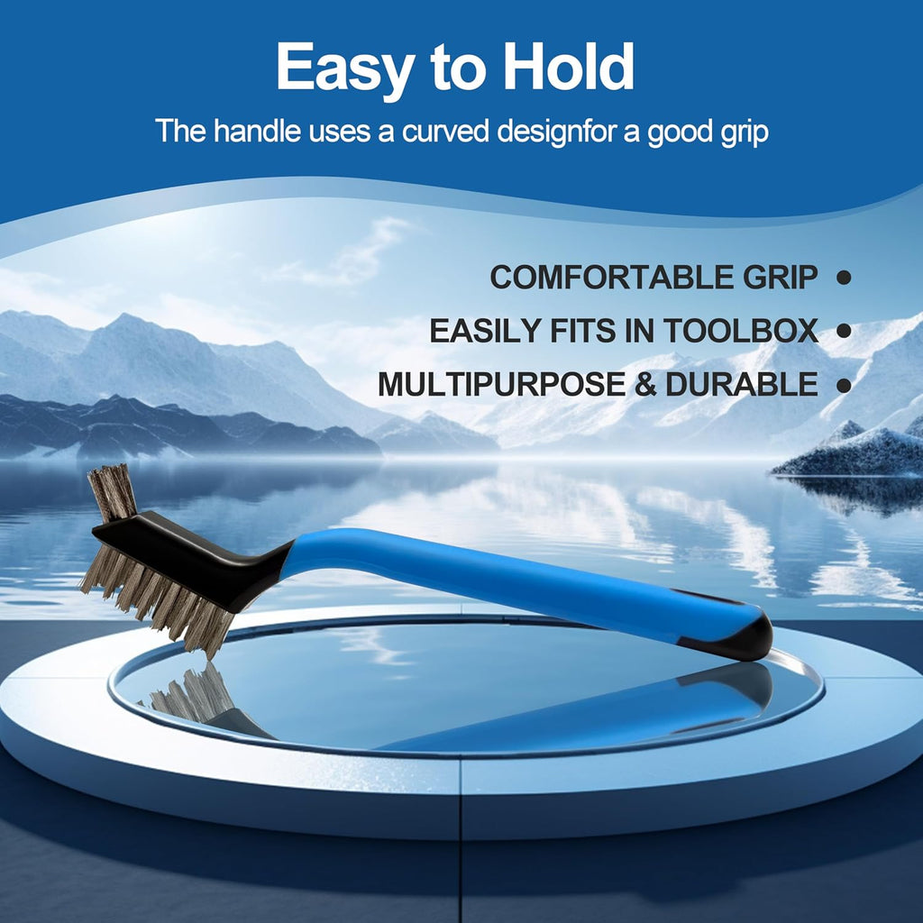 Mini Wire Brush Set 6Pcs with Stainless Steel Wire