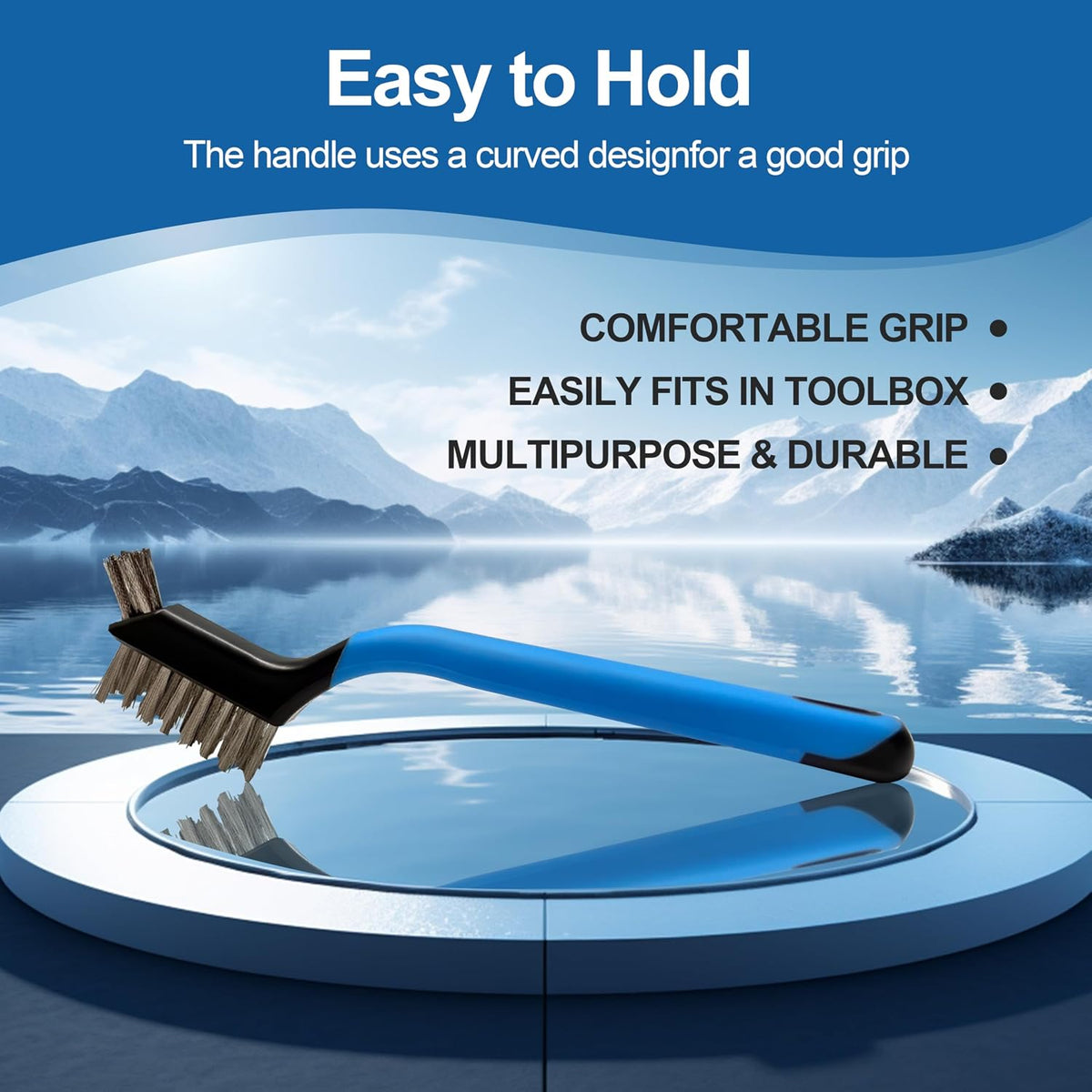 Mini Wire Brush Set 6Pcs with Stainless Steel Wire
