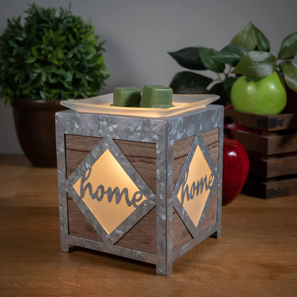 Scentsationals Wooded Home - Decorative Wax Warmer for Scented Wax Melts