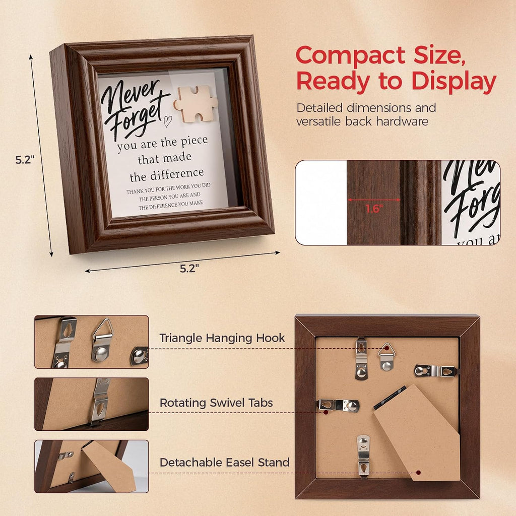 Employee Appreciation Gifts Never Forget the Difference You Make Shadow Box