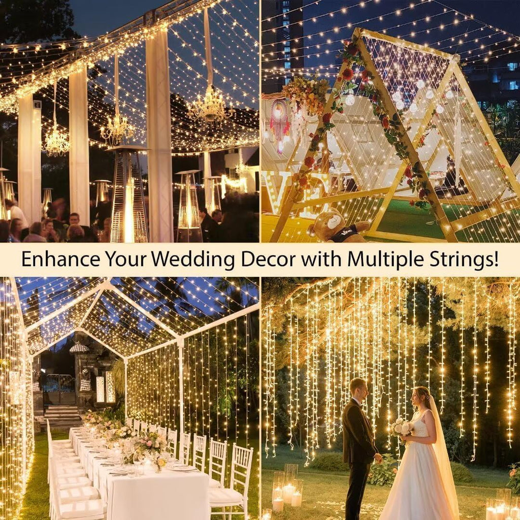 200 LED Christmas String Lights Outdoor Indoor, 66ft Connectable Stronger Clear Wire, Twinkle Fairy Lights Plug in with Remote for Christmas Tree, Bedroom, Classroom, Holiday Decorations(Warm White)