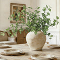 6PCS 32.7inch Long Artificial Stems Faux Greenery Stems for vase Faux Green Leaves Fake Plants branches Eucalyptus Leaves Faux Pothos Stems Artificial English Ivy for Home Decor Farmhouse Aesthetic
