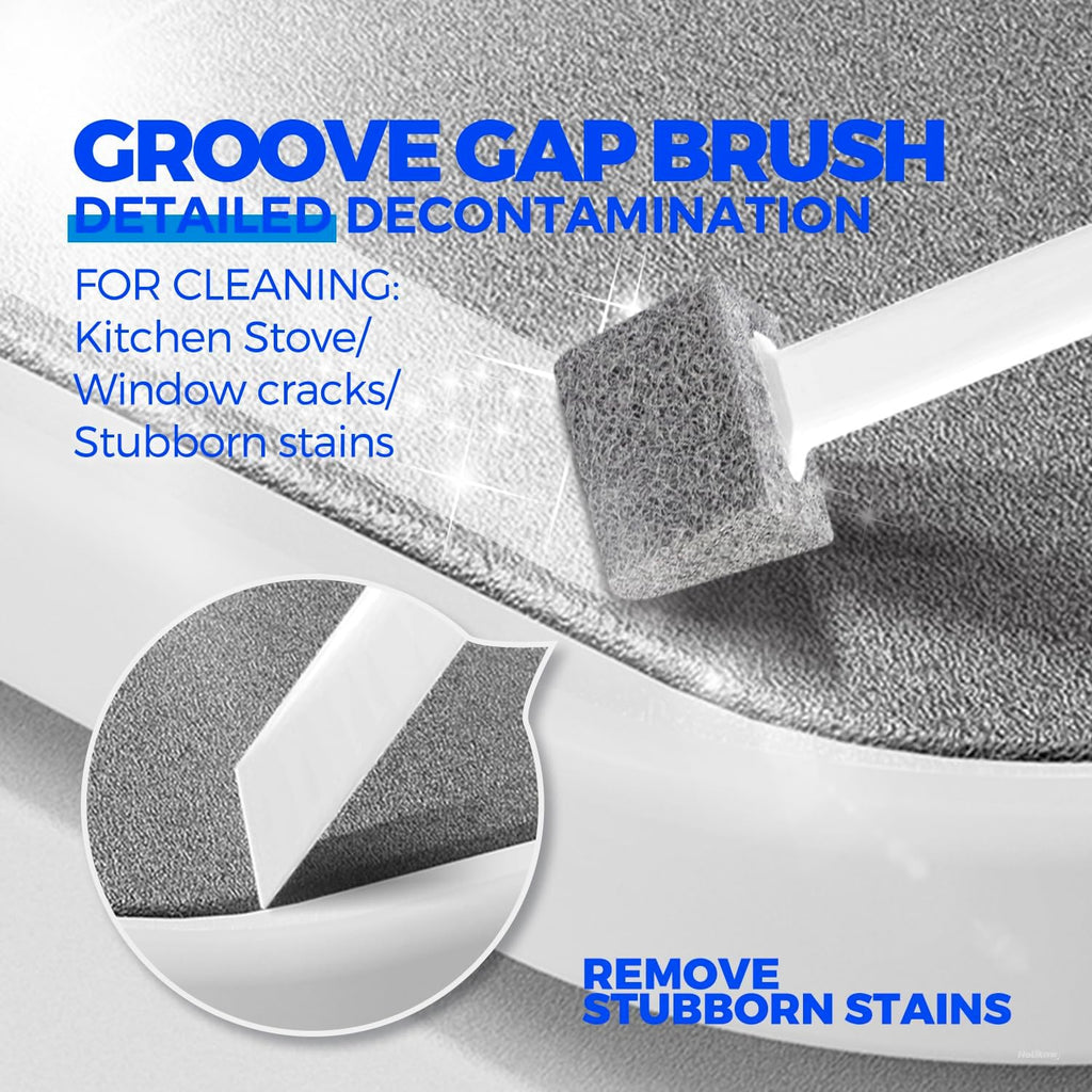 Holikme 7 Pack Cleaning Brush Scrub Brush Kitchen Brush for Floor,Blue