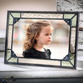 J Devlin Vintage Glass Picture Frame, 4x6 Horizontal/Vertical, Multicolor