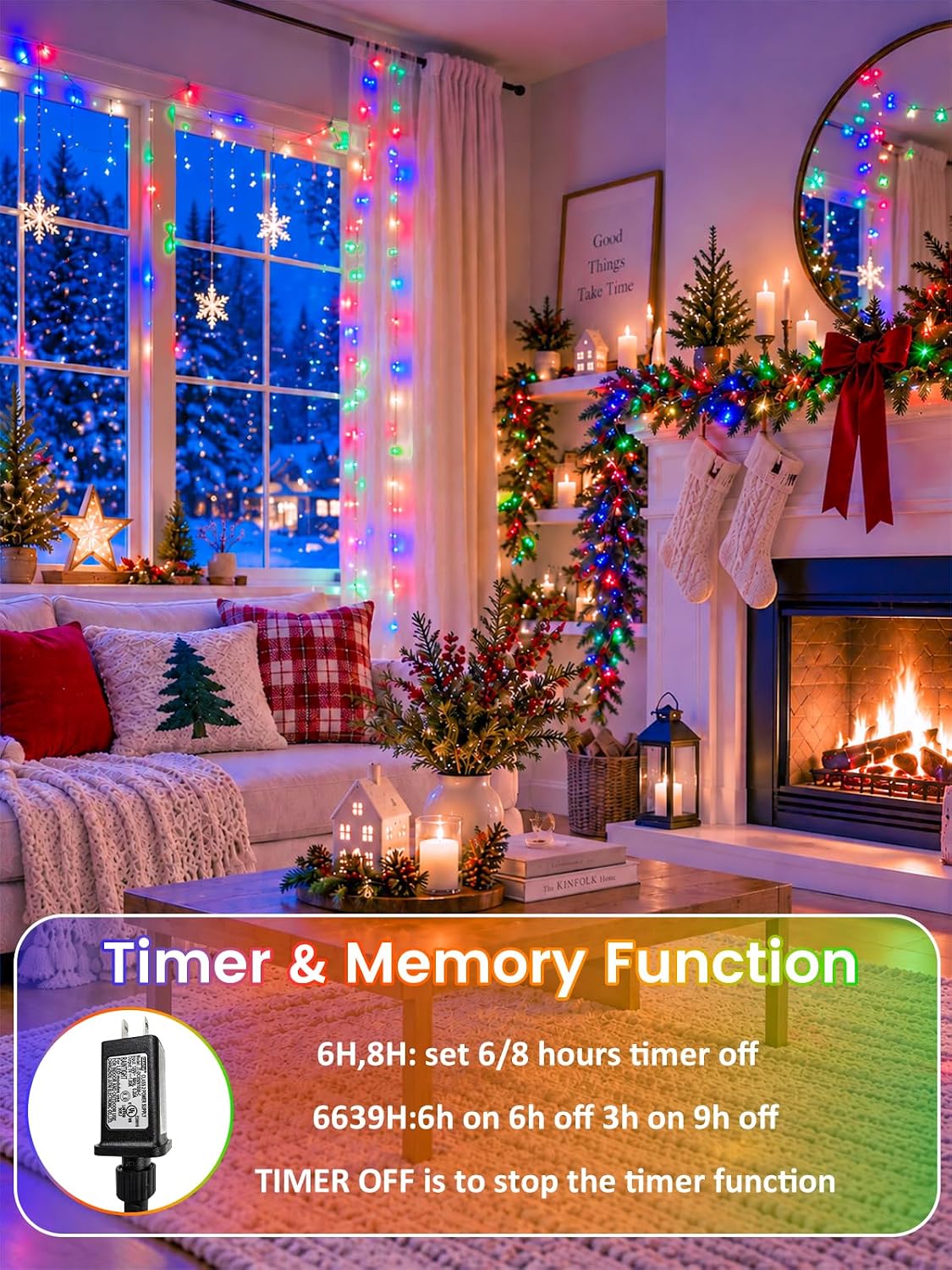 100 LED Smart Color Changing Halloween Fairy Lights App Control with Remote