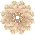 Novabright 24 Pcs Dried Palm Leaves Artificial 15.7" Large Boho Trimmed Spear Tropical Palm Leaves Fans for Boho Wedding Decor Hawaiian Luau Party Kitchen Farmhouse Table Flowers Arrangements