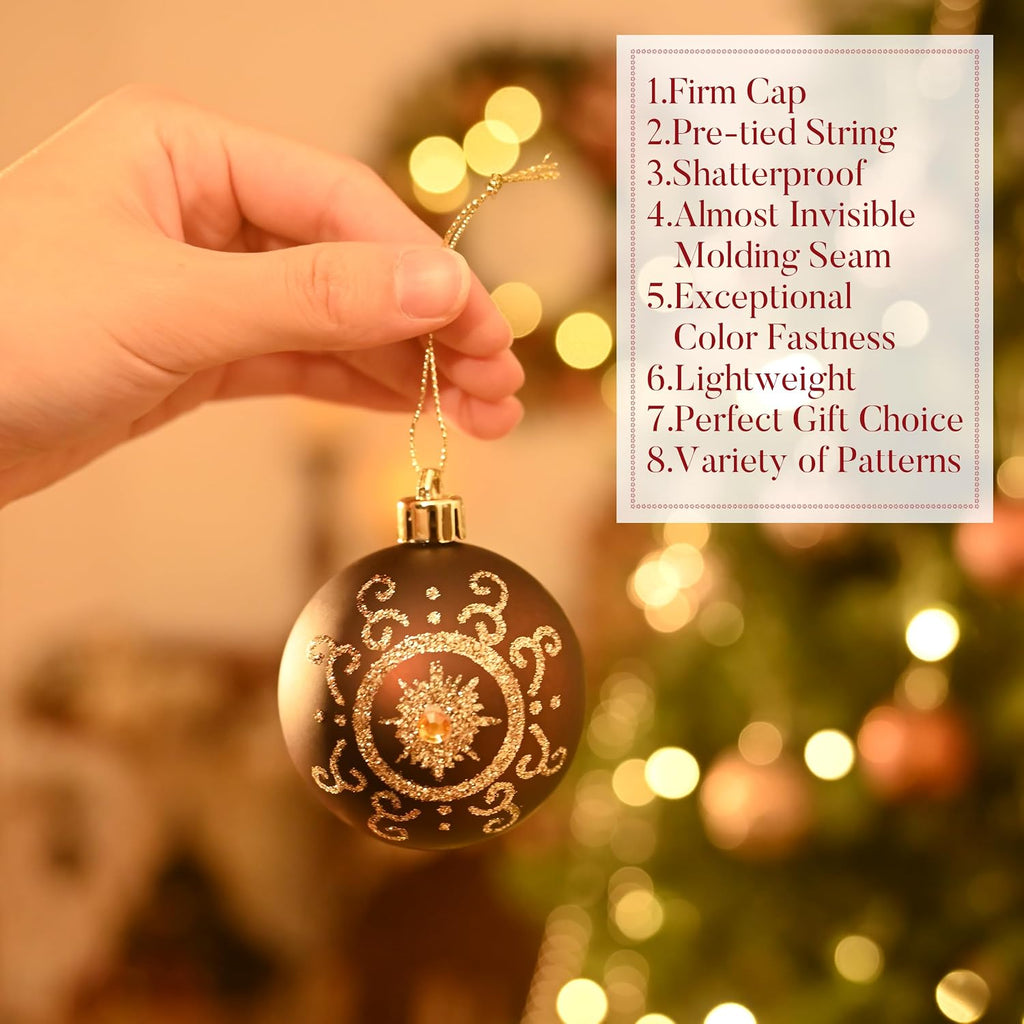 Valery Madelyn 16ct Christmas Tree Decorations Ball Ornaments 2.36 Inches
