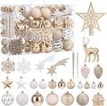 SOLEDI 132pcs Christmas Tree Ornaments Set, 2026 Christmas Tree Decorations