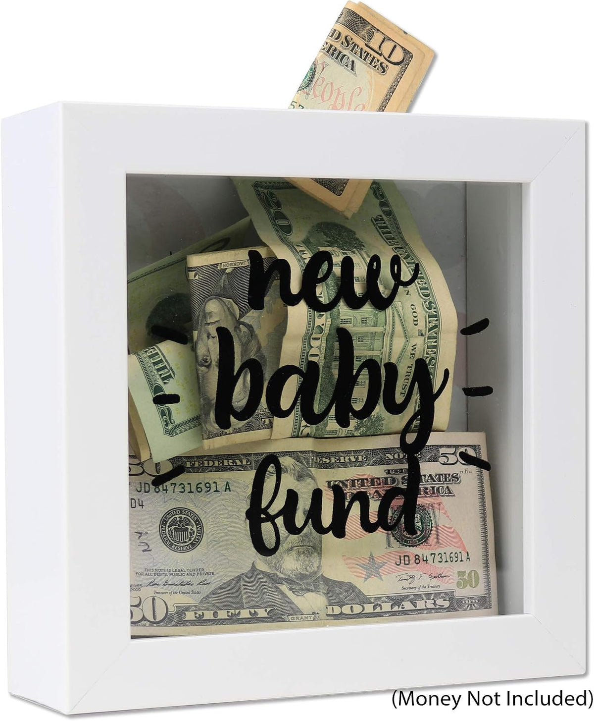 Lawrence Frames - New Baby Fund Box - 8 Inch Square, 2.4 Inch Depth