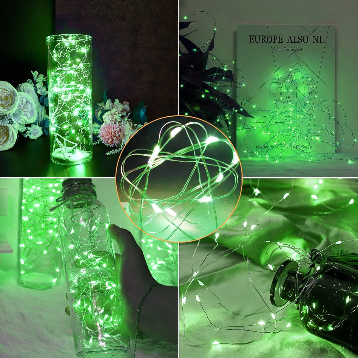 12 Pack 7FT 20LED Fairy Lights Battery Operated String Lights
