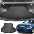 Premium Cargo Liner for Hyundai Sonata 2015-2019 - 100% Protection - Custom Fit Car Trunk Mat - All-Season Black Cargo Mat - 3D Shaped Laser Measured Trunk Liners for Hyundai Sonata 2015-2019.